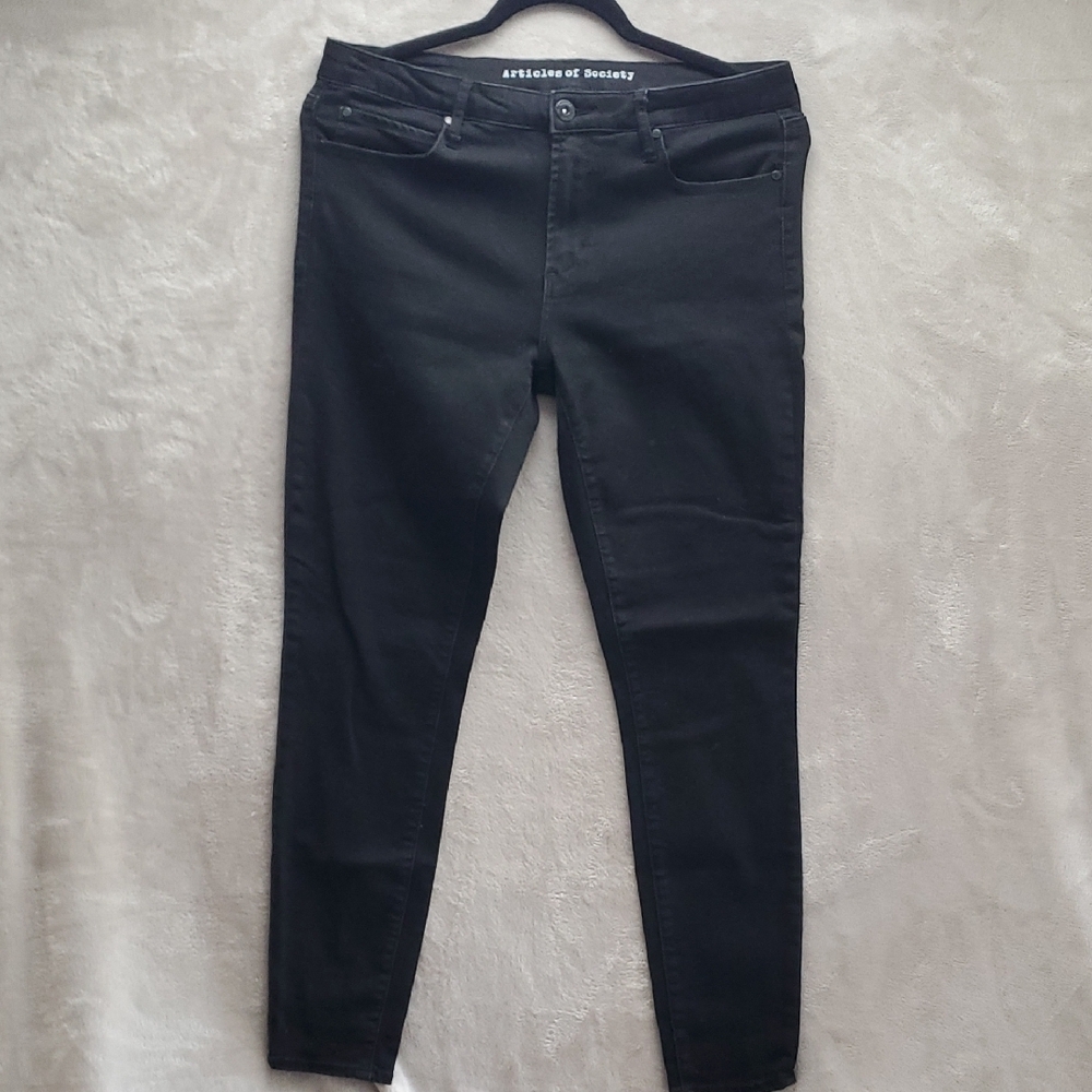 ARTICLES OF SOCIETY | 31 WOMEN SKINNY JEANS | CLASSIC BLACK 5350PLB472E